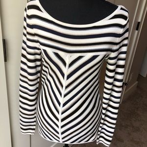 White House Black Market Long-Sleeve Knit Top